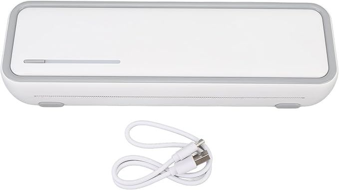 Walfront Compact Inkless Printer Wireless 2500mAh USB BT 203dpi 210x30x12mm Suitable for Office Work and School Editing and Printing on Mobile Phone
