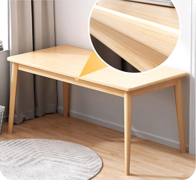 Writing Desk-Home Office Workbench Desk, Laptop Computer Work Study Table,Modern Desk with Solid Wood Legs – Simple Home Office Writing Table for Study, Work, or Bedroom,31.4 * 23.6 * 29.9inchs
