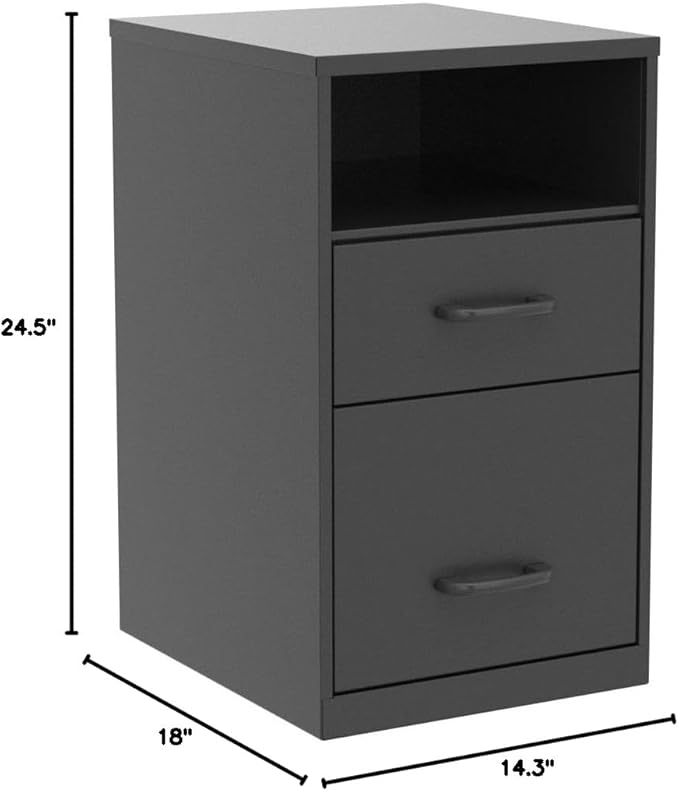 Lorell SOHO 18" 2-Drawer Organizer