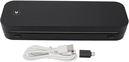 A4 Thermal Printer, USB Portable Inkless Printer with Paper Width 56-216mm, for Home School Office