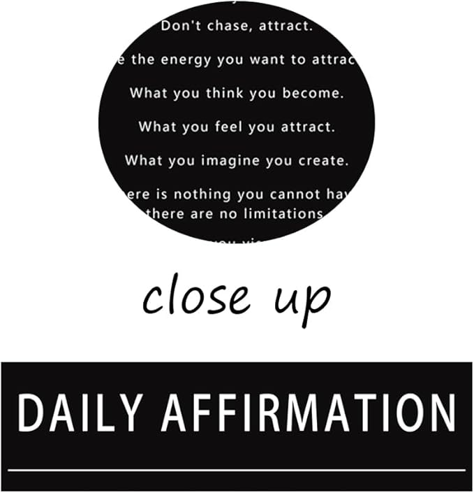 Inspirational Office Wall Decor Motivational Daily Affirmation Posters Canvas Painting Wall Art Pictures Modern Prints Artwork Home Wall Decor for Living Room School Gym Wooden Framed[24''W x 36''H]
