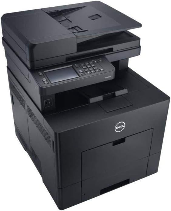 Dell C3765DNF 4-in-1 Copier Fax Scanner Multifunction Color Laser Office Printer with Cartridges N1NK7 - (Renewed)