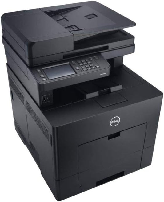 Dell C3765DNF 4-in-1 Copier Fax Scanner Multifunction Color Laser Office Printer with Cartridges N1NK7 - (Renewed)
