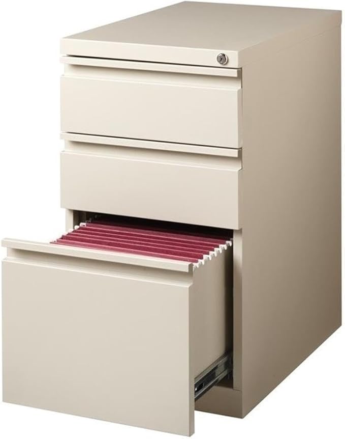 Hirsh Industries Value Pack (Set of 2) 3 Drawer Mobile File Cabinet File in Putty