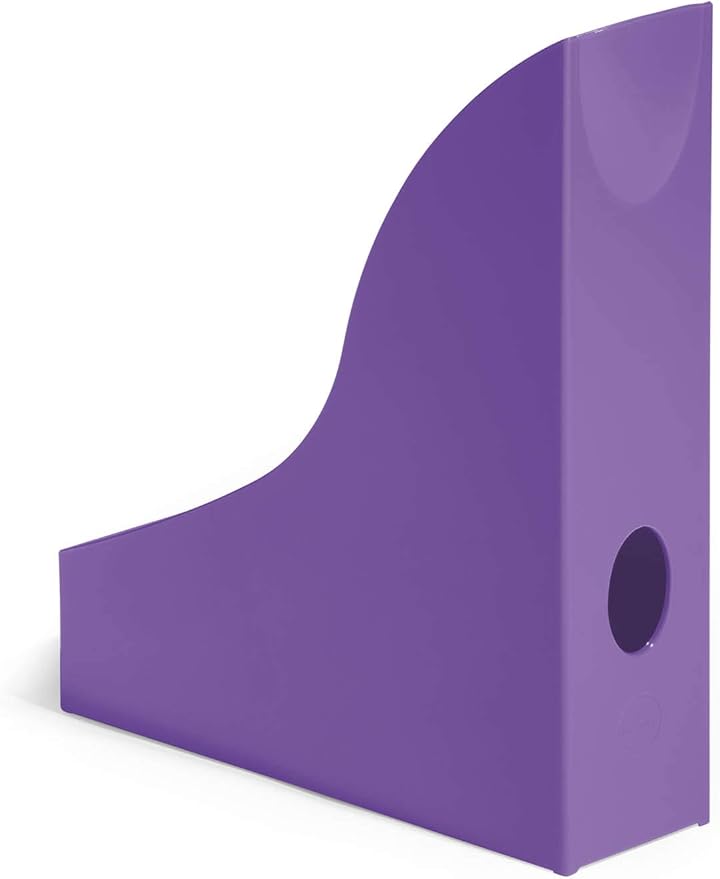 Durable 1701711012 Standing File Basic, 6 Pieces, Opaque Purple