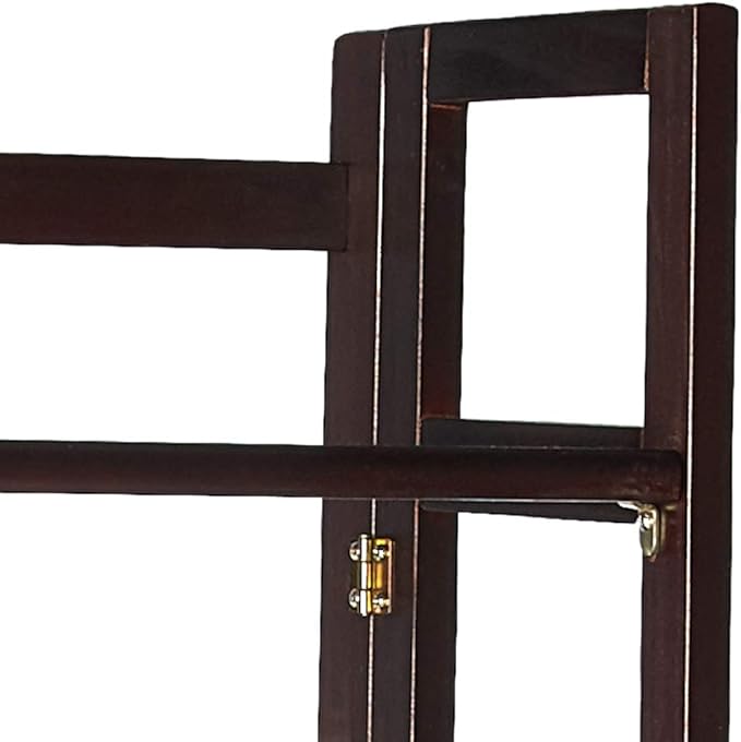Casual Home 3-Shelf Folding Student Bookcase (20.75" Wide)-Espresso