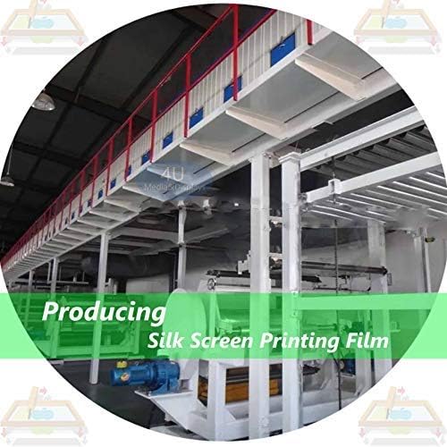 8.5" x14" Silk Screen Printing Film 50 Sheets Waterproof Inkjet Transparency Film for Water-based Pigment and Dye Inkjet Printers