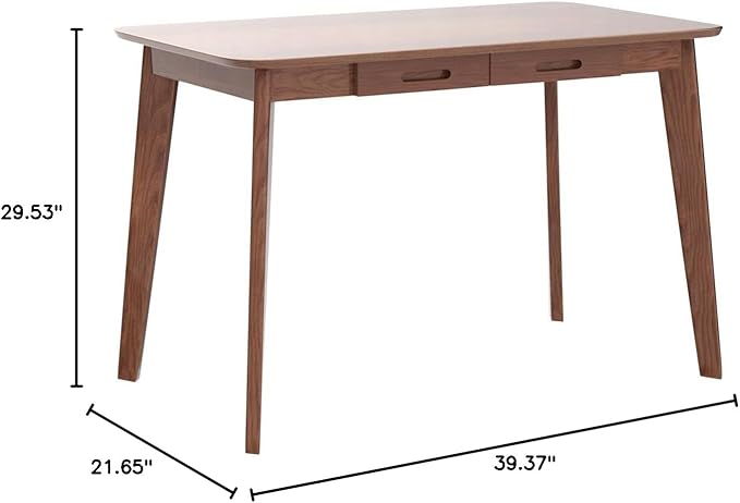 IOTXY Solid Wood Writing Desk - Home Office Workbench Desk with Drawer, Laptop Computer Work Study Table