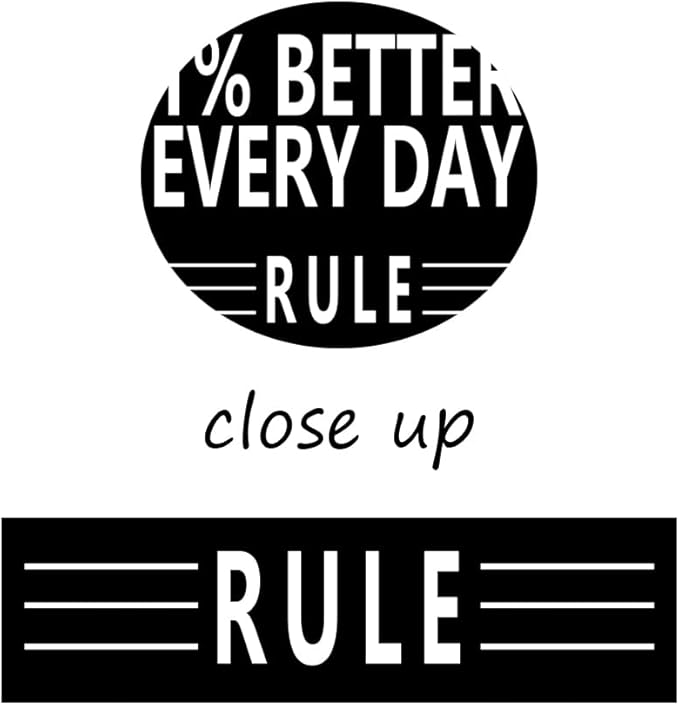 Before You Speak Think Motivational Canvas Wall Art 1% Better Every Day Rule Poster Inspirational Quotes Office Wall Decor Print Framed Artwork for Home Living Room School Decor [60" W X 28" H]