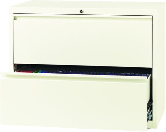 Commercial 2-Drawer Lateral File with Full Width Pull, 36-Inch Wide - Cloud