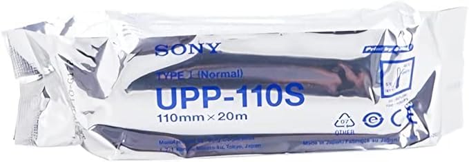 Sony UPP-110S B&W Thermal Print Media Paper, Type I, 1 Roll
