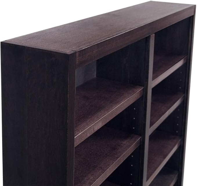 Concepts In Wood Book Shelf - 84" Tall Wood Bookcase Furniture - Oak