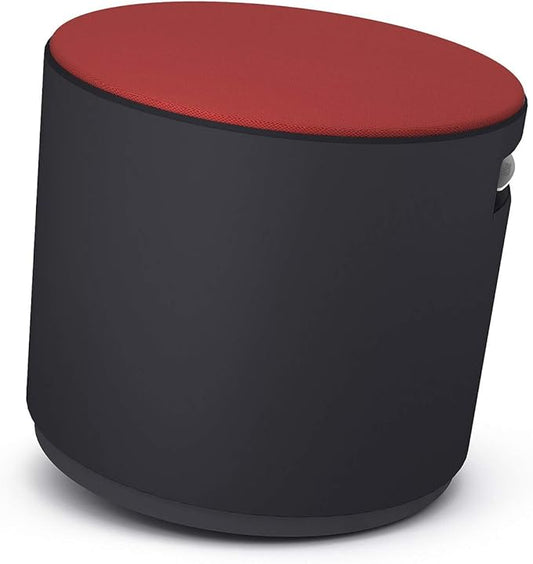 Steelcase Turnstone Buoy, Scarlet Fabric, Black
