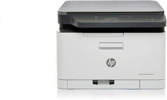 HP 178nw Wireless Laser Color Multifunction Mobile Ethernet Wi-Fi Printer 4ZB96A (Renewed)