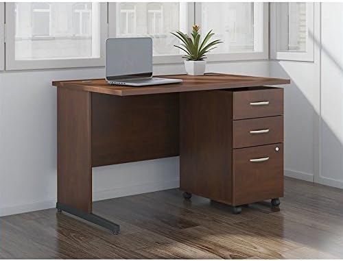 Bush Business Furniture 3 Drawer Mobile File Cabinet, Hansen Cherry