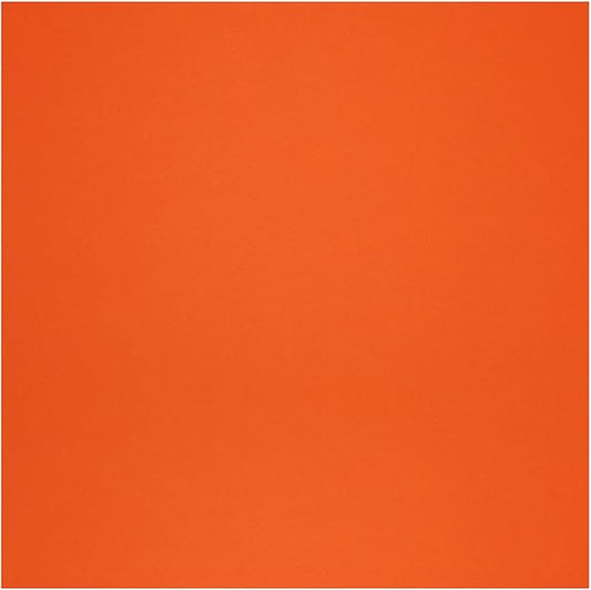 PA Paper Accents Smooth Cardstock 12" x 12" Orange, 65lb colored cardstock paper for card making, scrapbooking, printing, quilling and crafts, 25 piece pack