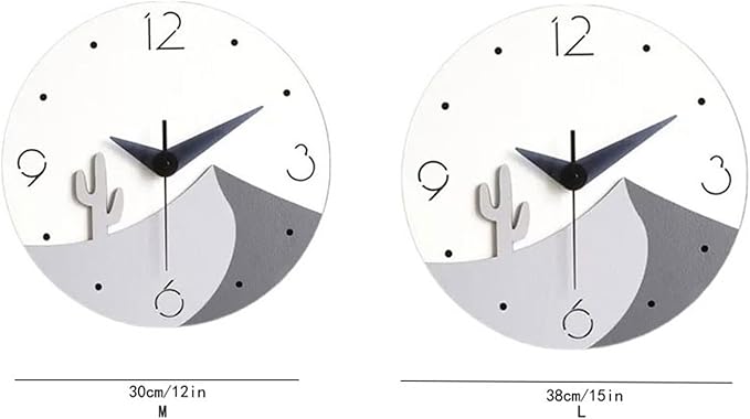 Clock for Bedroom Wall Clocks Modern Clock Living Room Wall Clock Simple Home Hanging Wall Fashion Creative Decoration Wall Clock Design Sense Office Decor Wall Clock (B Large)