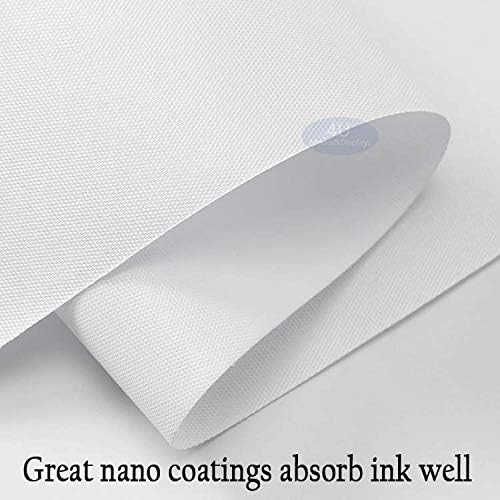 Inkjet Matte Art Canvas Roll 36"x40ft. Roll and Professional Digital Inkjet Waterproof Printing 100% Polyester Art Canvas