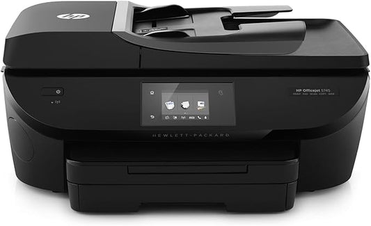 HP Officejet 5745 Wireless All-in-One Printer Inkjet Printer, Print, Scan, Copy, Fax, Duplex Printing, Best-for-Home Office (B9S80A_I) (Renewed)