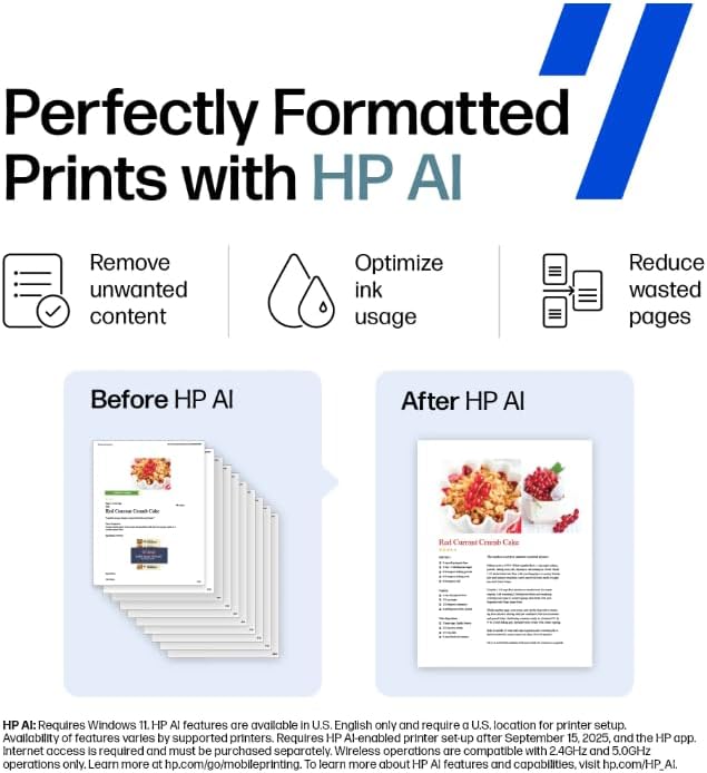 HP Envy 6552e Wireless All-in-One Color Inkjet Printer, Portobello, Print, scan, Copy, Duplex Printing Best-for-Home (714N7A) (Renewed Premium)