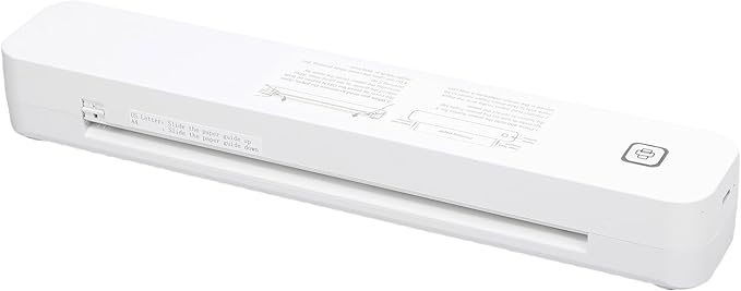 Portable Thermal Printer Inkless 203dpi Wireless Printer, Compact Size with HD Print Technology for iOS, Wins, OS X, Suitable for 8.5inx11in A4 A5 Letterhead, Small Office,