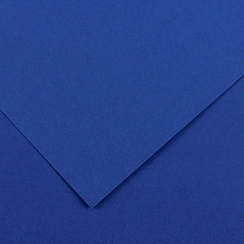 Canson Iris Vivaldi A4 120 GSM Smooth Colour Paper - Royal Blue (Pack of 100 Sheets)