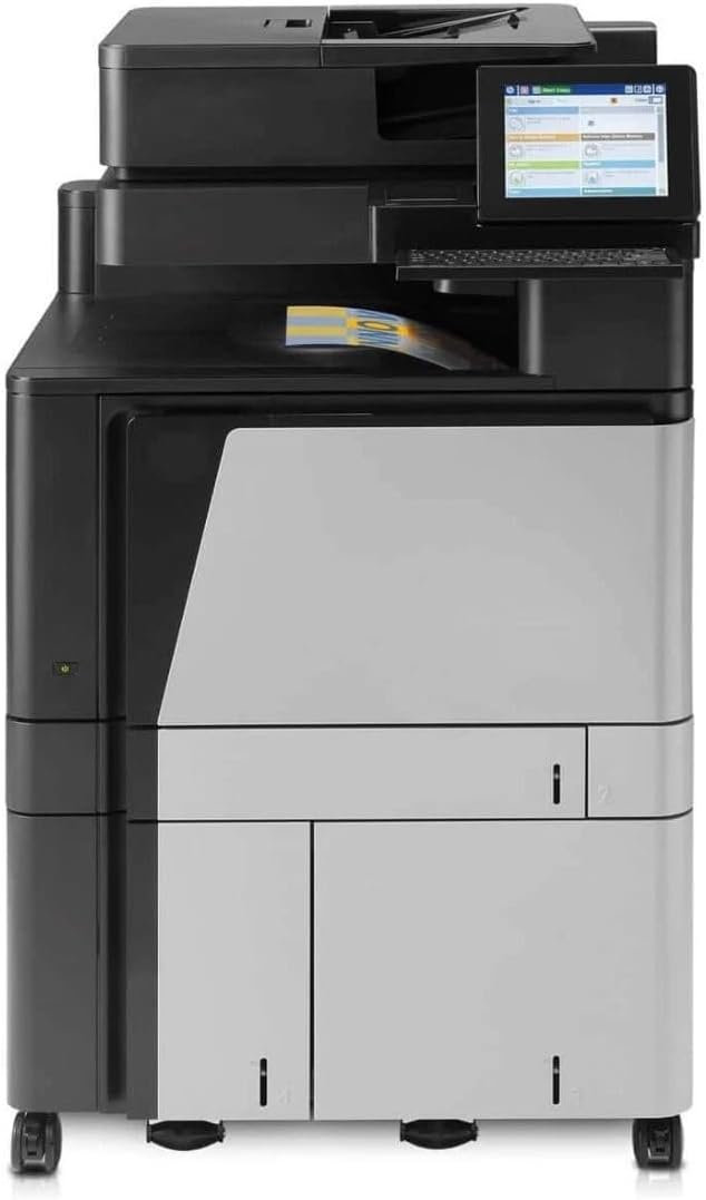 HP Color LaserJet Enterprise Flow MFP M880z All-in-One Office Printer – Print Scan Copy Fax, Up to 45 ppm, Automatic Duplex, 8" Touchscreen, Network Ready, High-Volume Business Laser MFP (Renewed)