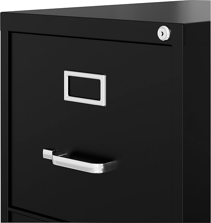 Lorell Commercial-Grade Vertical File, Black