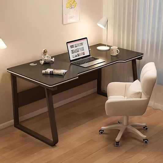 Gaming Desk Computer Writing Table Student Art Modren Simple Style PC Wood Suitable for Home, Office
