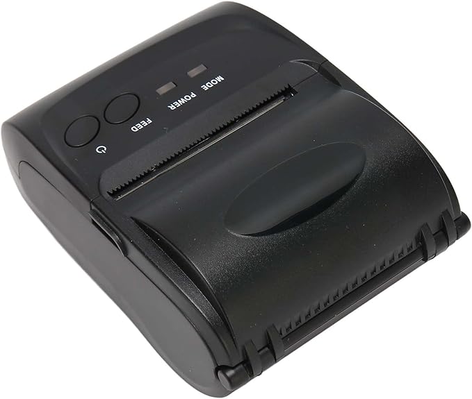 Thermal Printer 100 ‑ 240V 58mm BT4.0 90mm / s 100km TPH 203DPI Receipt Printer Thermal Label Printer USB Interface Shipping Label Printer for Office Logistics (US Plug)