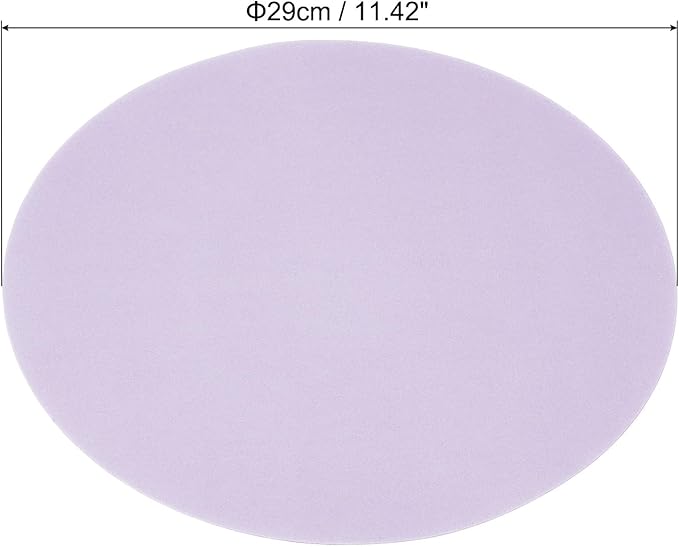 PATIKIL 11.4-inch Round Cardboard Paper, 20 Pcs 200GSM Blank Disc Circles Slices Cutouts Paper for Party Decorations DIY Craft Arts Drawing Painting Writing, Light Purple