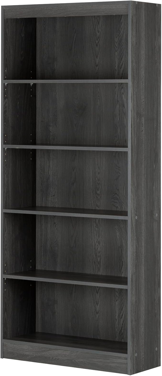 South Shore Axess 5-Shelf Bookcase - Gray Oak