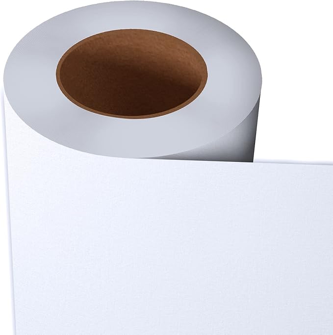 Premium Matte Poly-Cotton Canvas Roll, Waterproof Wide Format Inkjet Printer,Quick Dry, Canvas Printing Paper, Compatible with Epson Canon HP Plotter, Photography(36" x 66' 420GSM, 1 Roll)