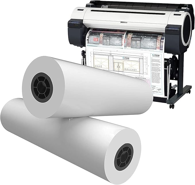 Alliance Wide Format Paper Rolls CAD Bond 30" Widths (4 Rolls, 30 In x 150 Ft | 2" Core)