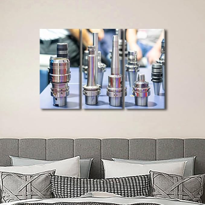 TUMOVO Circuit Board Wall Art Soldering Iron Pictures Office Wall Decor Modern Decor Canvas Prints Wall Art Computer Chip Art Work for Home Walls Canvas Frame Posters and Prints, 36x24 Inch