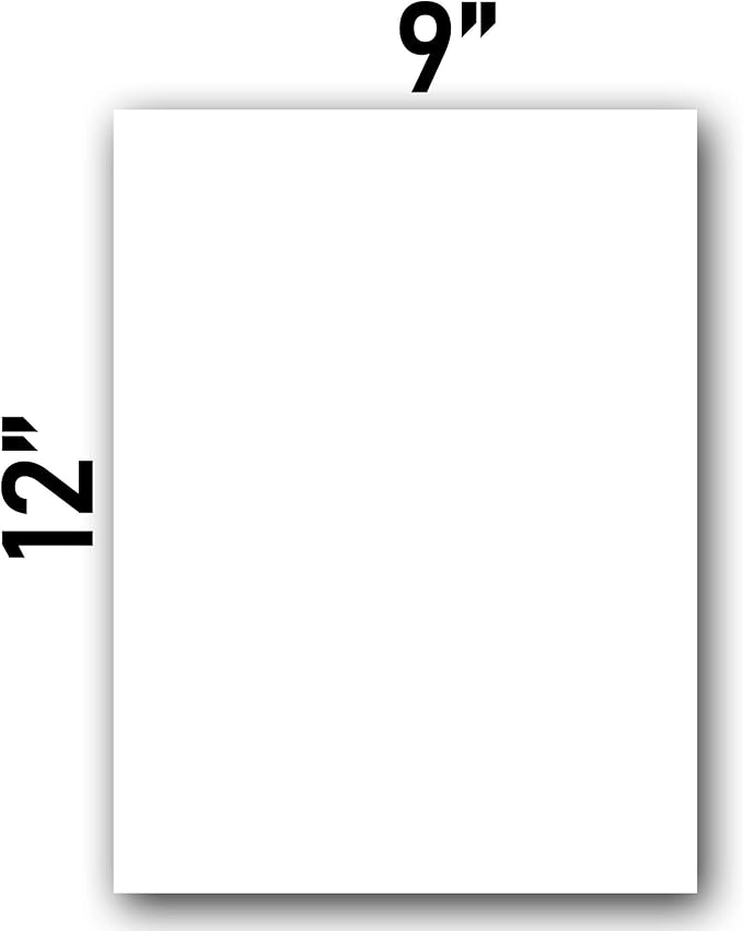 NARA Alcohol Ink Paper | White | 12 inches x 12 inches (12”x12”) | 330 microns/250 GSM | Medium+ Paper | 10 Sheets | Paper for Alcohol Ink Art Painting | 100% Stain-Free