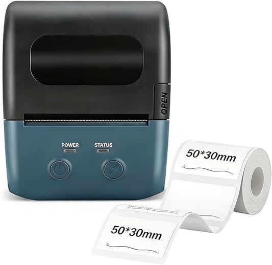 Label Maker Machine, L7 Portable Bluetooth Thermal Printer,Thermal Sticker Machine with Paper Tape (1.97"×1.18") Sticker Labeler with Multiple Templates for Office Organization Home Kitchen School