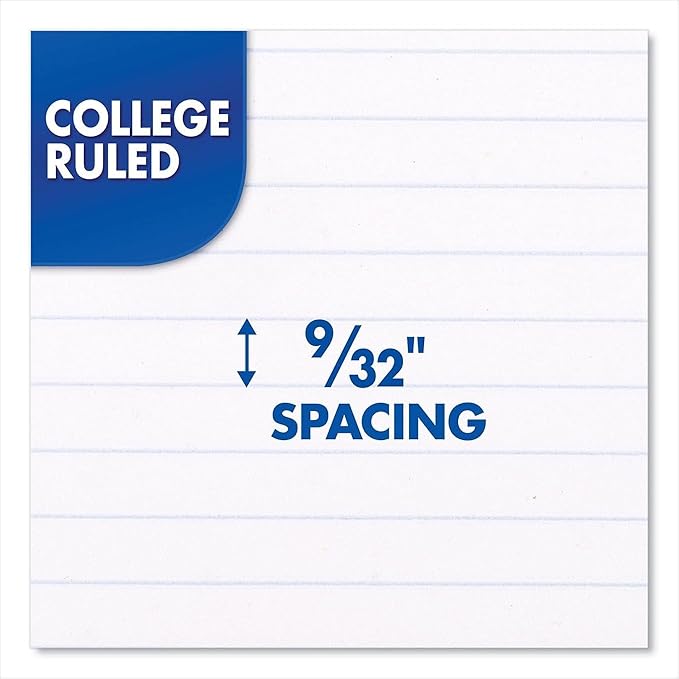 Mead Spiral Notebooks, 24 Pack, 1 Subject, College Ruled Paper, 7-1/2" x 10-1/2", 70 Sheets per Notebook, Colors Will Vary (830062-ECM25)