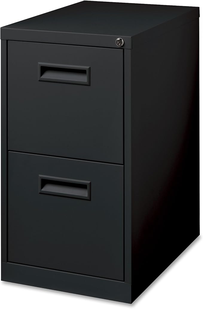 Lorell Mobile Pedestal, File/File, 15 by 22-7/8 by 28-Inch, Black