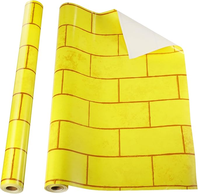 Tenceur Bulletin Board Paper 24 Inch x 100ft Fade Resistant Paper Roll for Classroom Decor (Yellow Brick)