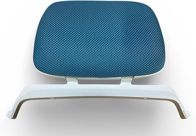 Steelcase Series 1 Headrest ONLY, Seagull Frame with 3D Microknit Fabric (Blue Jay)