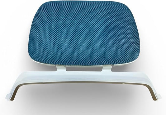 Steelcase Series 1 Headrest ONLY, Seagull Frame with 3D Microknit Fabric (Blue Jay)