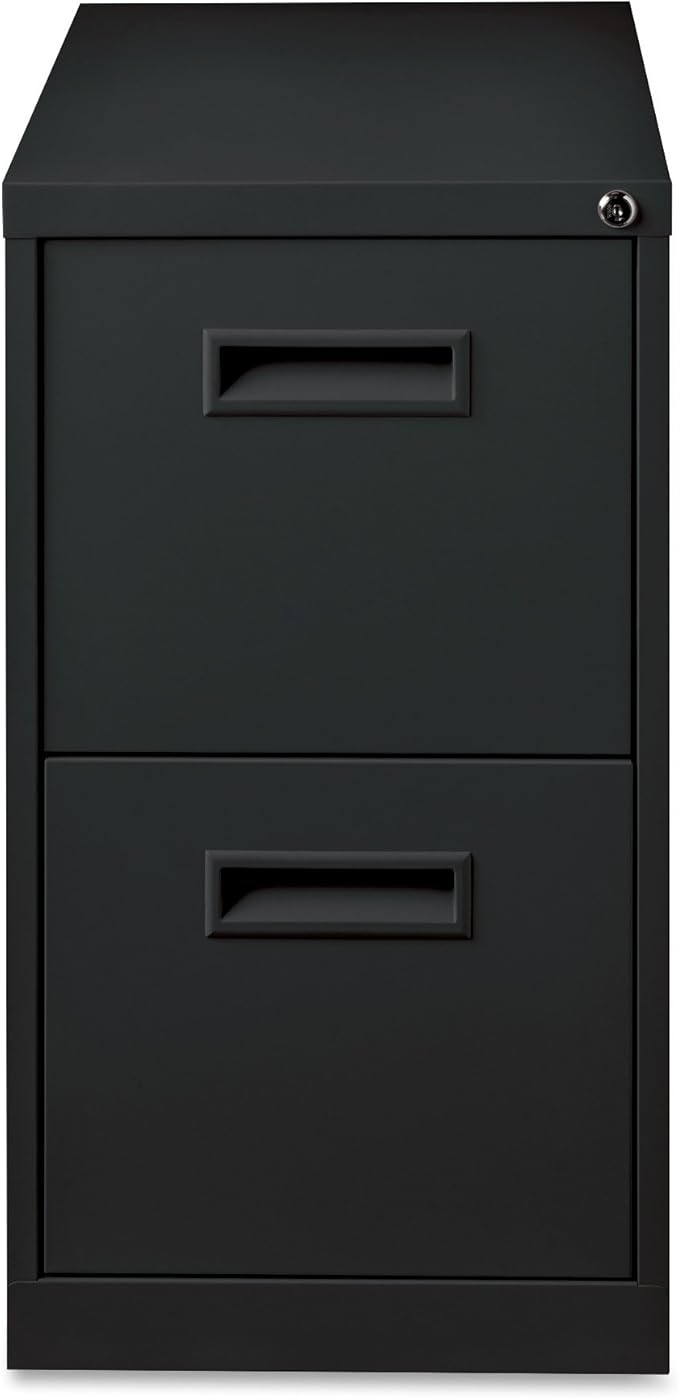 Lorell Mobile Pedestal, File/File, 15 by 22-7/8 by 28-Inch, Black