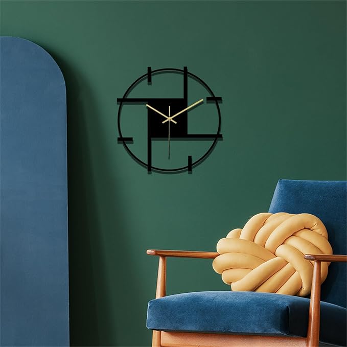 Wall Clock Accurate Timekeeping Wall Clock Not Ticking Battery Operated Wall Clock Minimalistic Wall Clock for Kitchen Offices Clock (Jscc004 A)