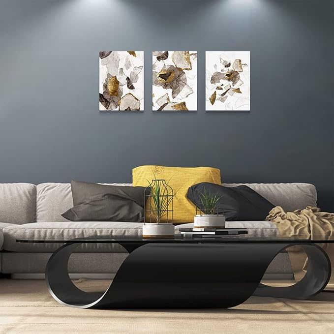 MHARTK66 Abstract Canvas Wall Art Living room,Wall Art for Bedroom,3 Panel Wall Art, Minimalist Wall Art Canvas Artwork Paintings, Colorful Pictures for Modern Farmhouse Kitchen Bathroom Office,20x28