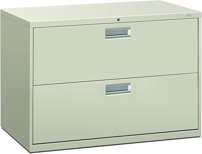 HON 692LQ 600 Series 42-Inch by 19-1/4-Inch 2-Drawer Lateral File, Light Gray