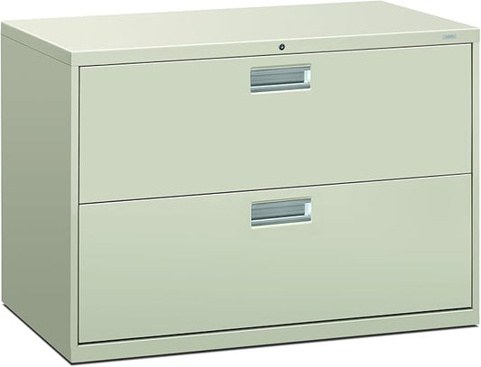 HON 692LQ 600 Series 42-Inch by 19-1/4-Inch 2-Drawer Lateral File, Light Gray