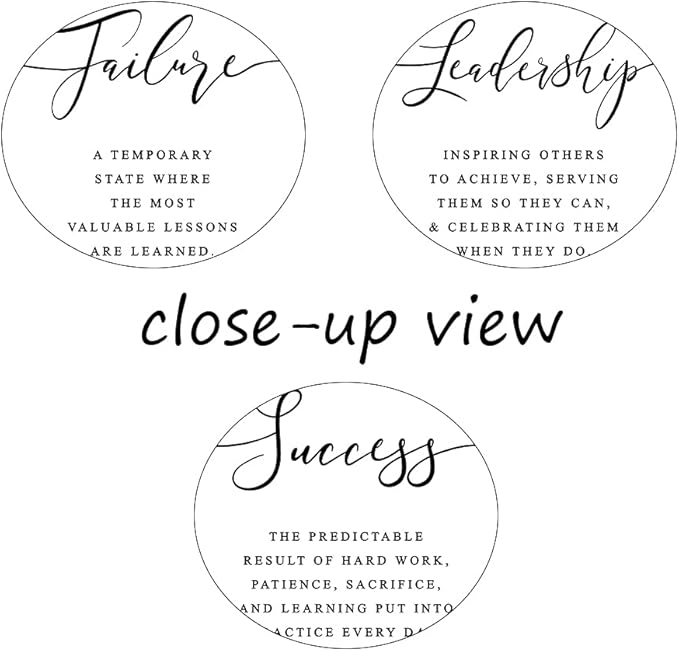 3 Piece Inspirational Canvas Wall Art, Quotes Motivational Mindset Print Pictures for Office Wall Decor, Triptych Entrepreneur Poster Framed Artwork for Women Men Home Decor Ready to Hang (36"Wx24" H)