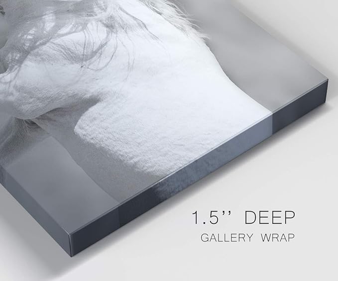 Landscape Wall Art Premium Gallery Wrapped Canvas Abstract Ocean Forest Modern Artwork Decoration for Living Room Kitchen Bathroom Office, Ready to Hang
