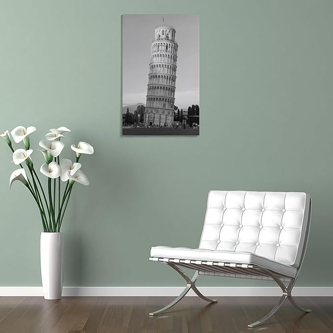 Poster Canvas Painting, Retro Architectural Art, Perfect for Decorating Rooms Or Offices. Frame-style 20x30inch(50x75cm)